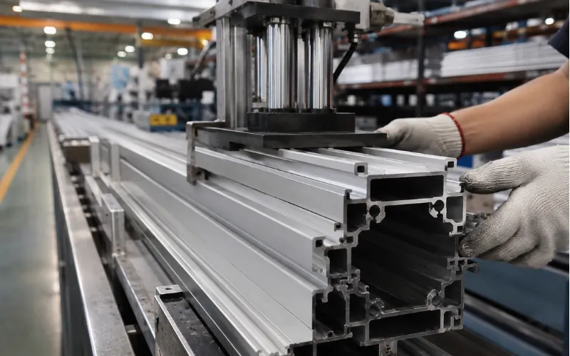 aluminum extrusion service at Extrusion Vietnam