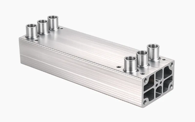 heat exchanger manifold for solar industry