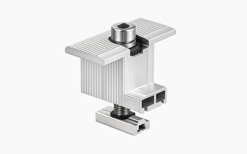 extruded solar panel mid clamp
